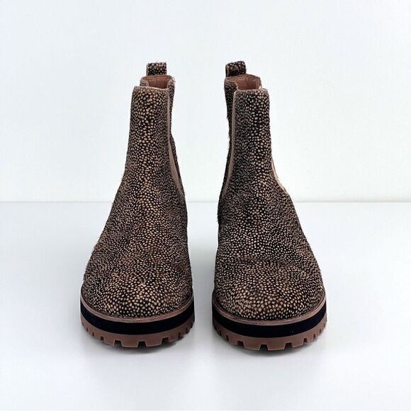 NWT Madewell the Ivy Chelsea boot mini dot ankle boots calf hair size 9.5 - Picture 7 of 13
